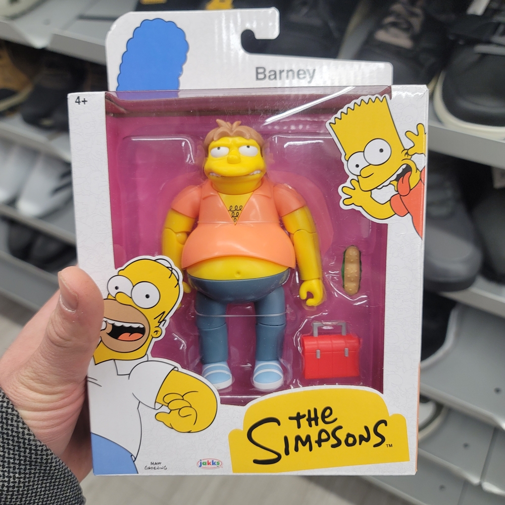 The Simpsons Barney Action Figure - Multicolor